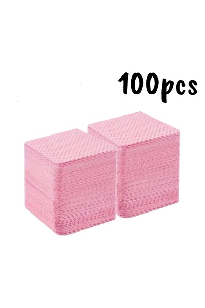 Choice 100pcs Pink Wipes 20/600pcs Lint-Free Nail Wipes Gel Cleansing Tissues...