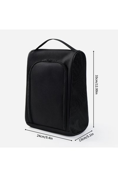 choice2 black 1PC Black Oxford Cloth Travel Shoe Storage Bag, Basketball And ...