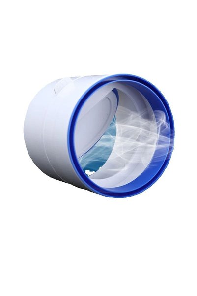 Choice1 Style A 110-110 1PC PVC Exhaust Fan Check Valve Round Pipe Backdraft ...