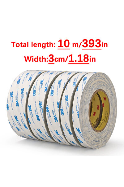 Choice1 3M 3cm 10m-1.18in 393in 3M 9448A double-sided adhesive, ultra-thin, h...