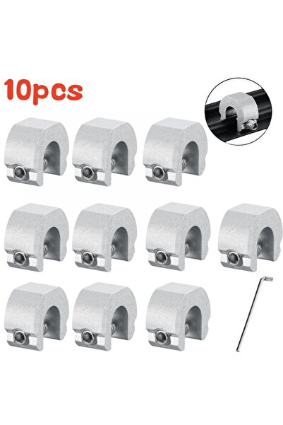 Choice10 10pcs Silver New 3/5/10pcs Aluminum Alloy Window Lock Stopper Slidin...