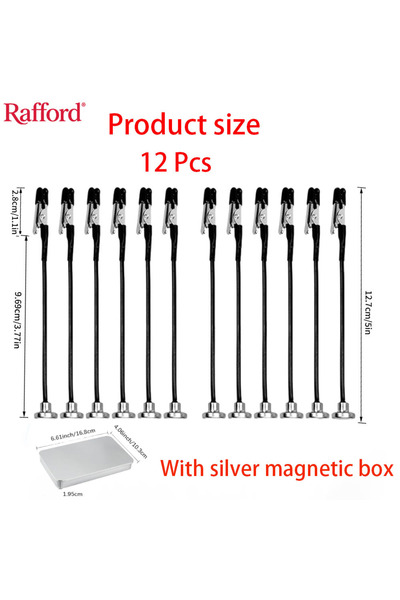 Choice6 12 Pc withsilver box Rafford 12Pcs Bendable Model Painting Alligator ...