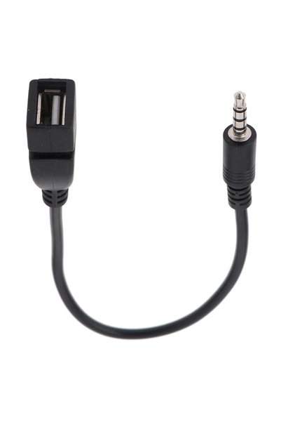 Choice black 3.5mm Black Car AUX Audio Cable To USB Audio Cable Car Electroni...