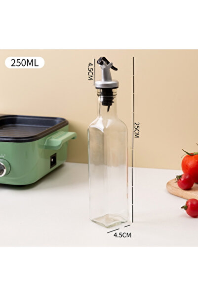 choice2 B Glass Square Seasoning Bottle Leak Proof Kitchen Oil Bottle 150/250...