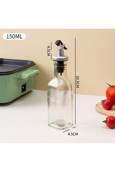 Choice A Glass Square Seasoning Bottle Leak Proof Kitchen Oil Bottle 150/250/...