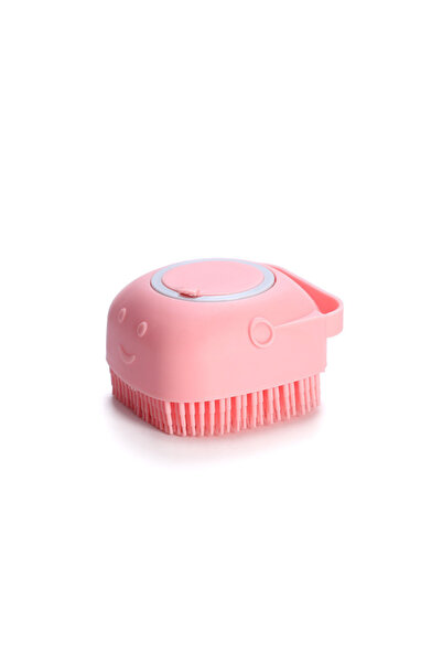Choice Pink Pet Bathing Brush Soft Silicone Massager Shower Gel Bathing Brush...