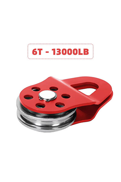 Choice 6T 6T Snatch Block Towing Pulley for Heavy Duty Winch Breaking Force S...