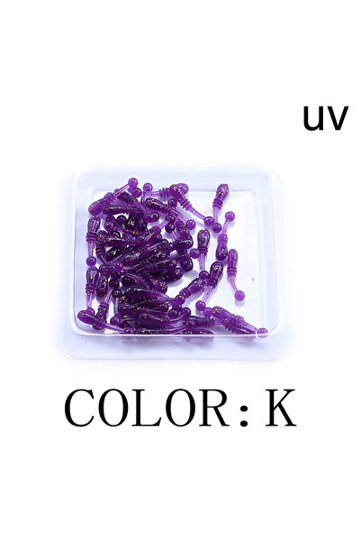 Choice 2cm 50pcs 0.012g K Supercontinent soft bait new whitebait 2cm/50pcs fi...