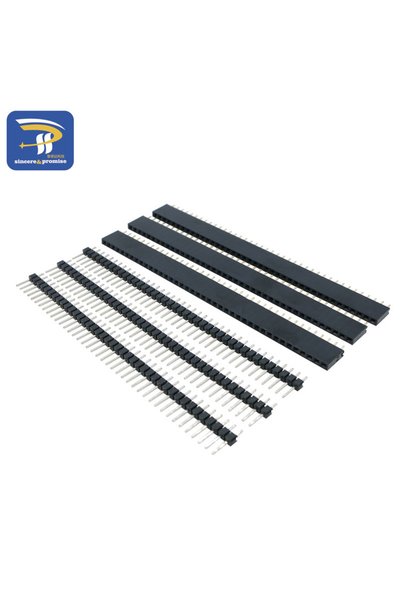Choice 20pcs/lot 40Pin 1x40 Single Row Male and Female 2.54 Breakable Pin Hea...