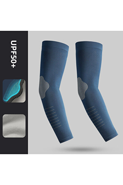 Choice3 blue Ice Silk Sleeves Sun Protection Anti-UV Quick Dry Cycling Sleeve...