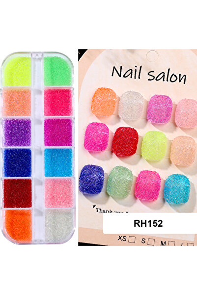choice2 RH152 SWEET TREND-1Box 3D Nail Art Decoration Caviar Beads Glass Rhin...