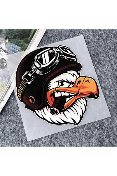 Choice4 A right -L JDM Eagle helmet Stickers Auto Car Modify Motorcycle Acces...