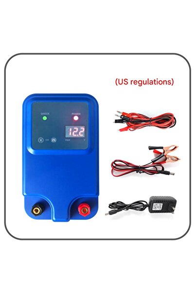 Choice US Plug Electric Fence Energizer 1.5J 10KM Fence Charger OEM Portable ...
