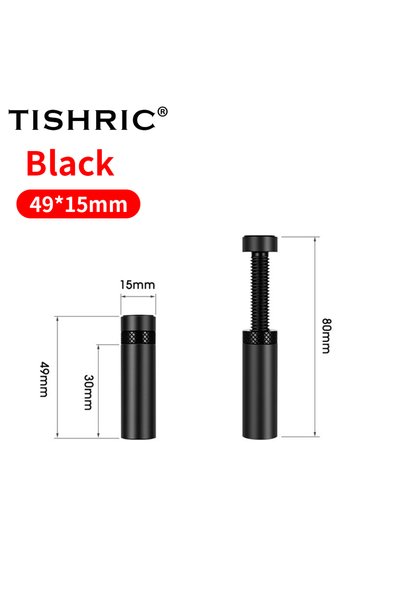 TISHRIC حامل بطاقة رسومات أسود قابل للتعديل من الألومنيوم بقطر 50-80 مم مع دع...