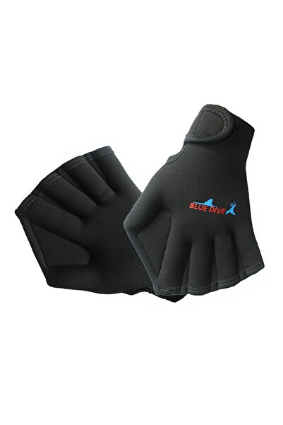 Choice one size black Aquatic Swimming Webbed Gloves Gloves Paddles Fit Trani...