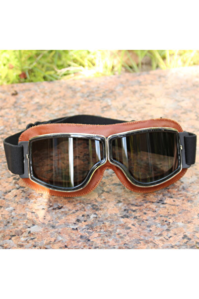 Choice3 6 Best Selling Vintage Goggles Motorcycle Leather Goggles Glasses Cru...