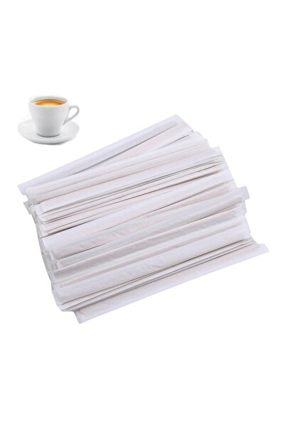 Choice 14 cm Light Grey 100pcs Single Packaged Coffee Wood Coffee Stirrer Dis...