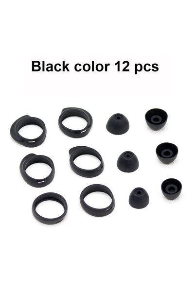 Choice Black 12pcs Earphone Silicone Case For Samsung R170/R175 Galaxy Buds+ ...