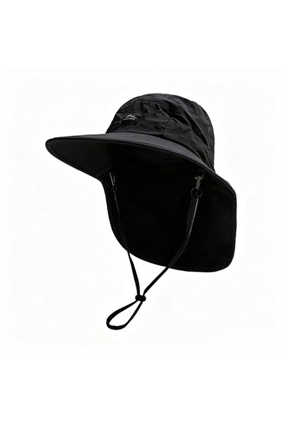 choice2 DY36-Black Hot Sale! Unisex Windproof Quick-Dry Fisherman Hat with Ne...