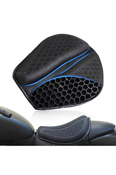 Choice Pilot Motorcycle Seat Cushion 3D Honeycomb Anti-slip Motorcycle Gel Se...