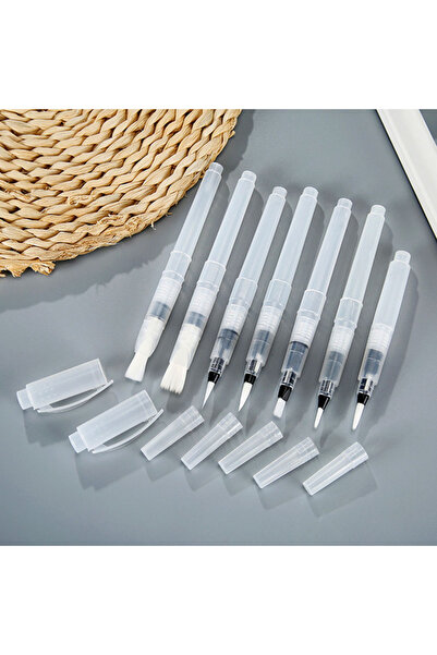 Choice 7pcs Water Brush 7/14pcs Watercolor Brush Pens Refillable Watercolor B...