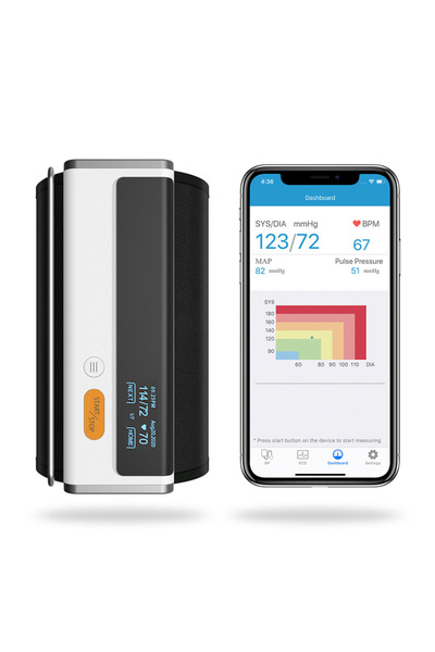Choice Armfit Plus Bluetooth Blood Pressure Monitor for Home use, Upper Arm C...