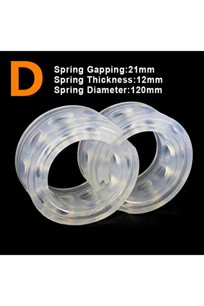 Choice3 D Type 2Pcs Universal Urethane Car Shock Absorber Spring Bumper Cushi...