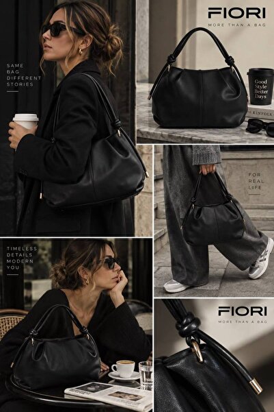 Fiori Kadın Suni Deri El Çantası Omuz Çantası