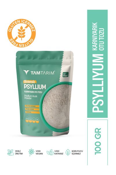 Tam Tarım Glutensiz Psyllium (KARNIYARIK OTU TOZU) 100 g