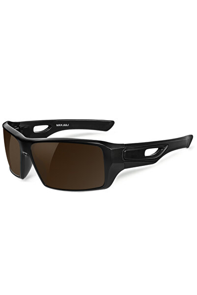 Choice6 Polarized C2 Black-Brown MAXJULI Polarized glasses Wrap Around Sports...