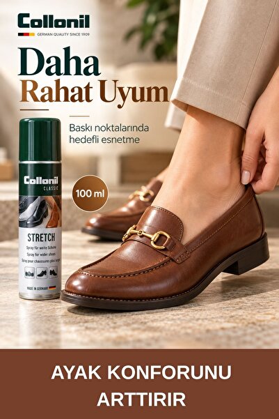 Collonil Stretch Deri Ayakkabı Esnetici Sprey Sıkan Ayakkabılar İçin Bakım ve...