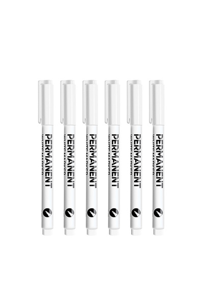 Choice 6pack 3/6pcs White Paint Pen for Rock Painting,Stone,Ceramic,Glass,Woo...