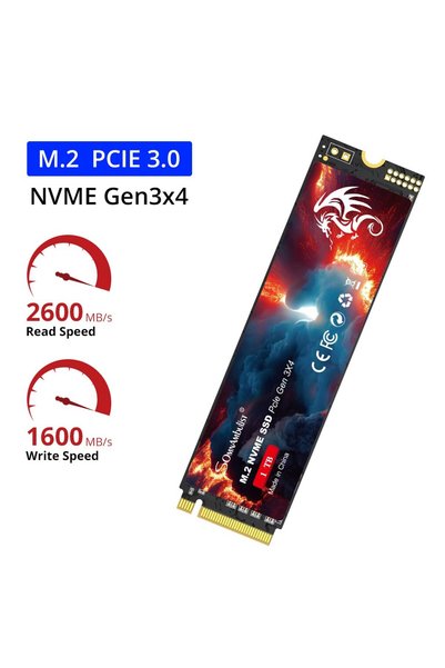 Choice قرص صلب داخلي SomnAmbulist SSD M2 NVME بسعات 128 جيجابايت و256 جيجاباي...