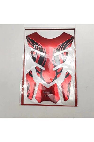 Choice red Soft Rubber Decoration Flame Tankpad Sticker 3D Tank Pad Stickers ...