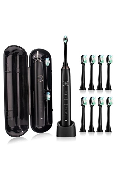 Choice3 Black Sonic Electric Toothbrush Smart Ultrasonic Dental Teeth Whiteni...