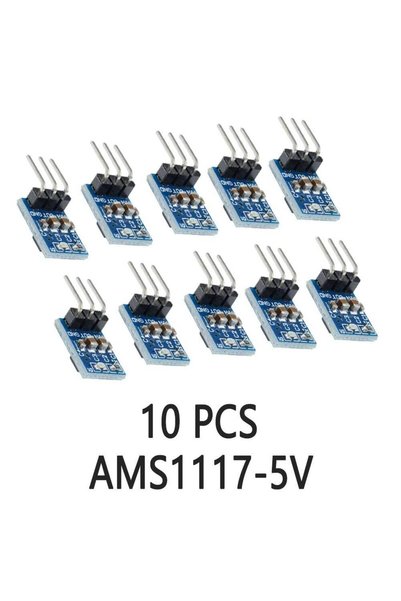Choice3 10Pcs 6V-12V to 5V 10Pcs/5Pcs 3 Pins AMS1117 DC4.5V-7V 3.3V DC6V-12V ...