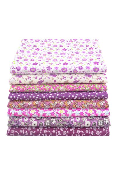 Choice 20cm x 25cm PWBZ-569P-8PCS Teramila 8PCS Pack Square Multicolor Printe...