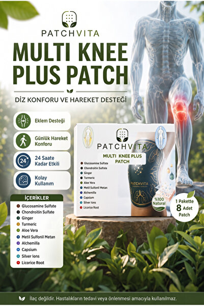 Multi Knee Plus Patch - Diz Konforu ve Hareket Destek Bandı Transdermal Bant