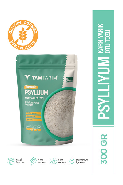 Tam Tarım Glutensiz Psyllium (KARNIYARIK OTU TOZU) 300 g