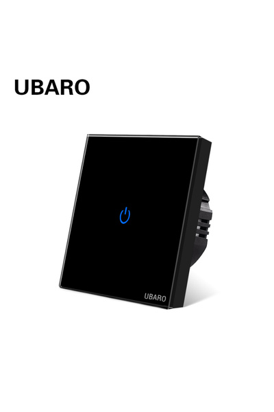 Choice3 مفتاح حائط يعمل باللمس LG-BB1X UBARO بتصميم أوروبي، لوحة زجاجية فاخرة...