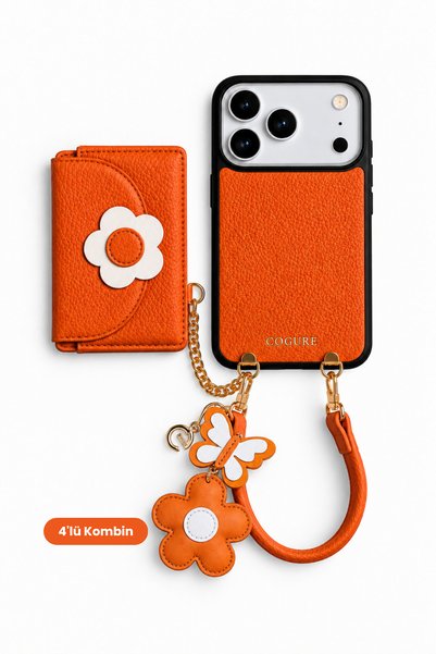Cogure محفظة هيرا Flower MagSafe المتوافقة مع iPhone 18 Pro / 17 Pro، وسوار، ...