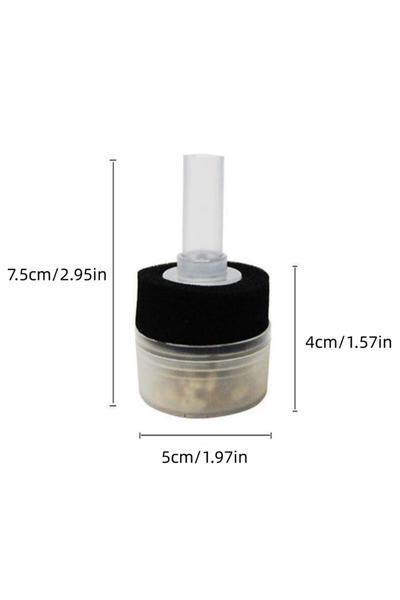 Choice WHITE Small Aquarium Filter Fish Tank Shrimp Pond Air Pump Sponge Filt...