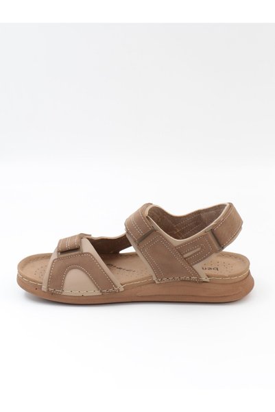 BENTO 86012 Camel 3 Velcro Anatomical Men's Sandals