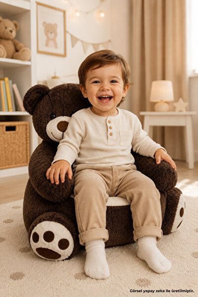 Pandamkee Ayı Peluş Bebek Çocuk Koltuğu (%100 YERLİ)