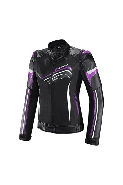 Scoyco Jk153W Protected Women's Motorcycle Jacket Purple