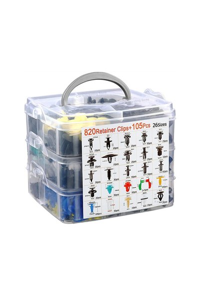 Choice 820Pcs 925pcs-100Pcs Auto Fastener Clip Kit Fender Rivet Clips Auto Bo...