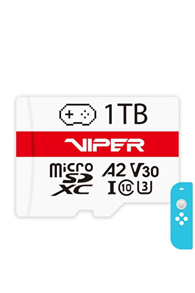 Patriot Viper Gaming Series 1TB microSDXC V30 A2 U3 UHS-I Class 10 Hafıza Kartı