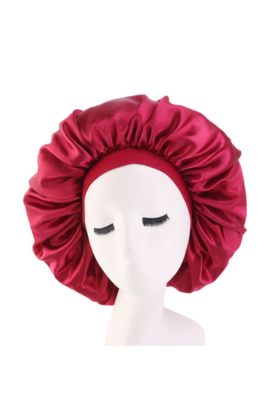Choice New Women Extra Large Satin Sleep Cap Silky Bonnet Daily Cap Protect H...