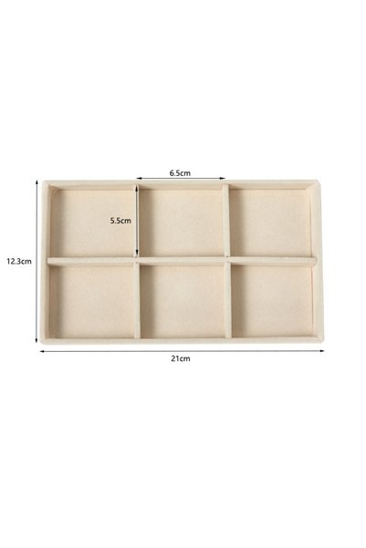 Choice Type 7 Velvet Jewelry Display Tray Exquisite Jewellery Holder Portable...