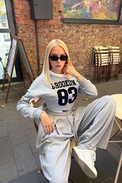 lizge giyim ASİMETRİK ATLET DETAY SWEATSHIRT